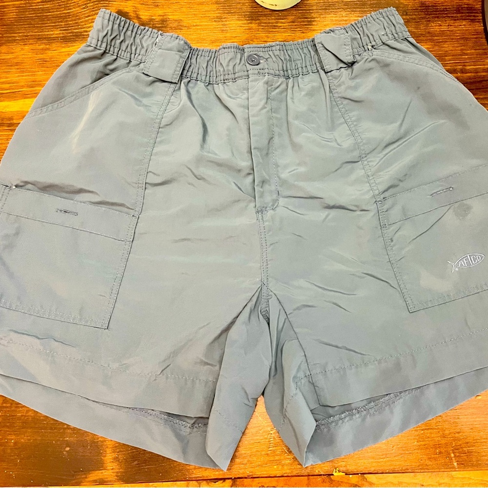 AFTCO Men's Gray Athletic Shorts